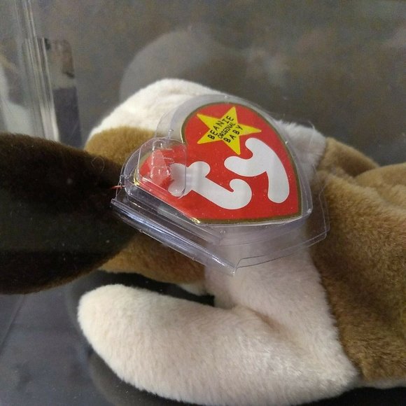 BERNIE Ty Beanie Baby 1996 Saint Bernard Dog RARE Authenticated NEW RETIRED Mint - Picture 3 of 5